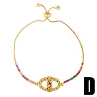 Wholesale Jewelry Bohemian Color Zircon Butterfly Copper Bracelet Nihaojewelry main image 6