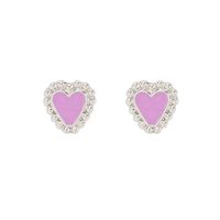 Vente En Gros Bijoux Couleur Coeur Boucles D&#39;oreilles Dégoulinantes Nihaojewelry sku image 10