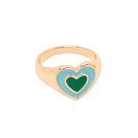 Wholesale Jewelry Geometric Heart Ring Nihaojewelry sku image 2