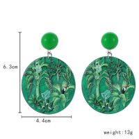 Wholesale Jewelry Irregular Color Pattern Acrylic Simple Earrings Nihaojewelry sku image 5