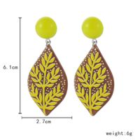 Wholesale Jewelry Irregular Color Pattern Acrylic Simple Earrings Nihaojewelry sku image 7