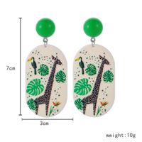 Wholesale Jewelry Irregular Color Pattern Acrylic Simple Earrings Nihaojewelry sku image 8