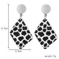 Wholesale Jewelry Irregular Color Pattern Acrylic Simple Earrings Nihaojewelry sku image 11