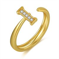 Wholesale Jewelry Fashion Iloveyou Combination Letter Ring Nihaojewelry sku image 2