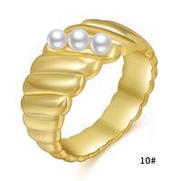 Wholesale Jewelry Baroque Pearl Copper Ring Nihaojewelry sku image 5