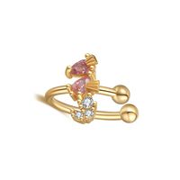 Wholesale Jewelry Ocean Series Color Zirconium Copper Ear Bone Clip Nihaojewelry sku image 10