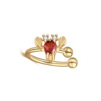 Wholesale Jewelry Ocean Series Color Zirconium Copper Ear Bone Clip Nihaojewelry sku image 17