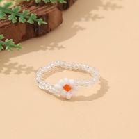 Wholesale Jewelry Bohemian Handmade Crystal Flower Color Beaded Ring Nihaojewelry sku image 10