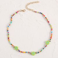 Großhandel Schmuck Kiwi Reis Perlen Gewebte Halskette Nihaojewelry sku image 1