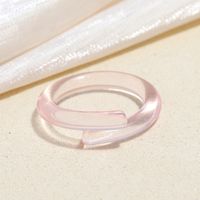 Wholesale Jewelry Candy Color Cross Acrylic Ring Nihaojewelry sku image 6