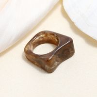 Wholesale Jewelry Retro Irregular Resin Acrylic Ring Nihaojewelry sku image 2