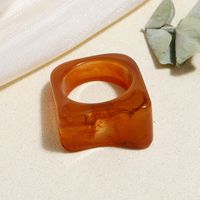 Wholesale Jewelry Retro Irregular Resin Acrylic Ring Nihaojewelry sku image 5