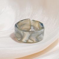 Wholesale Jewelry Retro Smudge Color Acrylic Geometric Ring Nihaojewelry sku image 13