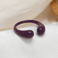 Wholesale Jewelry Spray Paint Macaron Candy Color Irregular Ring Nihaojewelry sku image 4