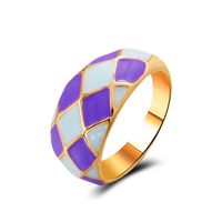 Großhandel Schmuck Retro Geometrischer Quadratischer Ring Nihaojewelry sku image 3