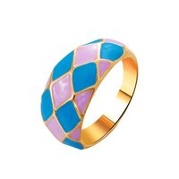 Großhandel Schmuck Retro Geometrischer Quadratischer Ring Nihaojewelry sku image 5