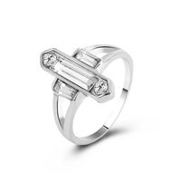 Wholesale Jewelry Metal Cross Diamond Ring Nihaojewelry sku image 2