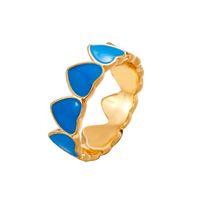 Wholesale Jewelry Candy Color Heart Ring Nihaojewelry sku image 1