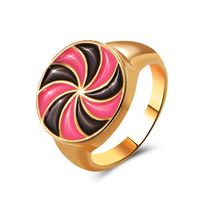 Wholesale Jewelry Geometric Color Windmillring Ring Nihaojewelry sku image 1