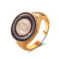 Wholesale Jewelry Geometric Color Windmillring Ring Nihaojewelry sku image 6