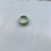 Wholesale Jewelry Candy Color Spell Diagonal Stripe Open Ring Nihaojewelry sku image 8