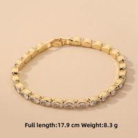 Wholesale Jewelry Rectangular Zircon Geometric Bracelet Nihaojewelry sku image 2