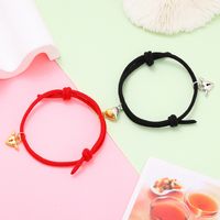 Simple Style Heart Alloy Plating No Inlaid Couple Bracelets main image 5