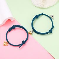 Simple Style Heart Alloy Plating No Inlaid Couple Bracelets sku image 9