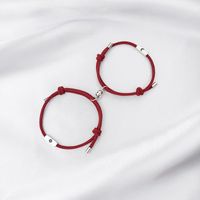 Nihaojewelry Bijoux En Gros Simples Bracelets De Couple Aimant Soleil Et Lune En Acier Inoxydable sku image 3