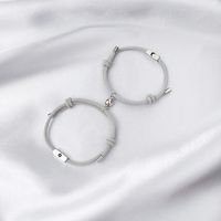 Nihaojewelry Bijoux En Gros Simples Bracelets De Couple Aimant Soleil Et Lune En Acier Inoxydable sku image 7