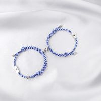 Nihaojewelry Bijoux En Gros Simples Bracelets De Couple Aimant Soleil Et Lune En Acier Inoxydable sku image 14