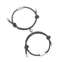 Wholesale Aimant À Rayures De Bijoux Attirant Un Bracelet De Couple En Acier Inoxydable Une Paire De Nihaojewelry sku image 14