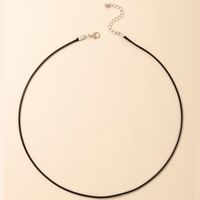 Wholesale Jewelry Simple Black Rope Necklace Nihaojewelry main image 1