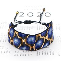 Nihaojewelry Wholesale Accessories Bohemian Ethnic Style Leopard Handmade Geometric Miyuki Beadeds Bracelet main image 4