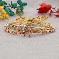 Nihaojewelry Wholesale Accessories Ethnic Style Diamond Cross Miyuki Beads Woven Bracelet main image 1