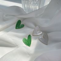 Nihaojewelry Wholesale Jewelry Simple Blooming Big Heart Stud Earrings main image 4