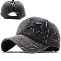 Wholesale Accessories Broken Hole Five-pointed Star Baseball Cap Nihaojewelry main image 1