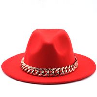 Wholesale Accessories Woolen Big Brim Fashion Jazz Top Hats Nihaojewelry main image 3