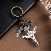 Wholesale Leather Rope Woven Fighter Punk Jewelry Keychain Nihaojewelry main image 3