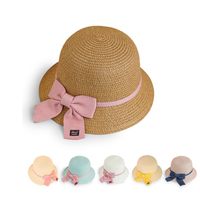 Wholesale Accessories Children's Bow Straw Hat Nihaojewelry main image 2
