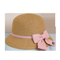 Wholesale Accessories Children's Bow Straw Hat Nihaojewelry main image 3