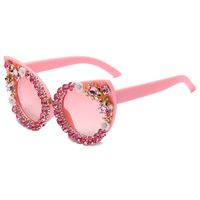 Wholesale Cat's Eye Frame Inlaid Diamond Sunglasses Nihaojewelry main image 1