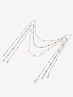 Wholesale Accessories Three-piece Beads Copper Glasses Chain Nihaojewelry main image 3
