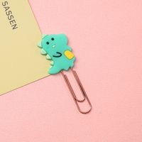 Wholesale Accessories Cartoon Animal Fruit Paper Clip Shape Bookmark Nihaojewelry sku image 7