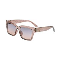 Wholesale Big Square Transparent Frame Sunglasses Nihaojewelry sku image 9