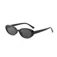 Wholesale Small Oval Tortoiseshell Frame Sunglasses Nihaojewelry sku image 1
