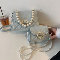 Wholesale Pearl Chain Square Messenger Bag Nihaojewelry main image 1