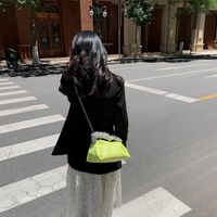 Large Pu Leather Square Bag main image 4