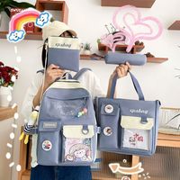 Wholesale Four-piece High-capacity Duck Doll Canvas Backpack Nihaojewelry main image 5