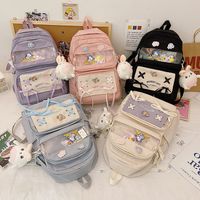 Wholesale Candy Color Rabbit Pendant Backpack Nihaojewelry main image 5